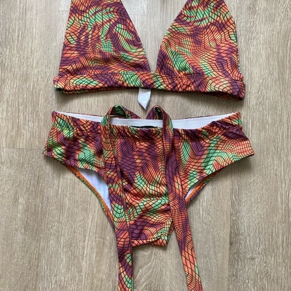 Dolls Kill Shaken Not Stirred Hot Short Set Halter top - Picture 2 of 6